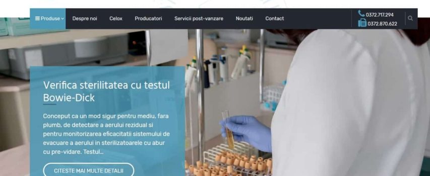 Estimamedical.ro – Site de prezentare distribuitor aparatura medicala si teste medicale