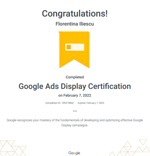 Google Ads Display Certification 