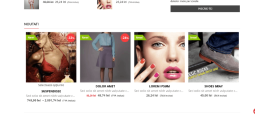 Design Online Shop - magazin online la cheie WooCommerce Florentinailiescu.com